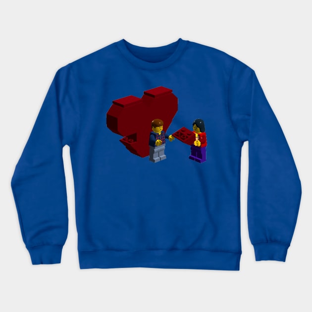 Piece of My Heart Crewneck Sweatshirt by Ironmatter